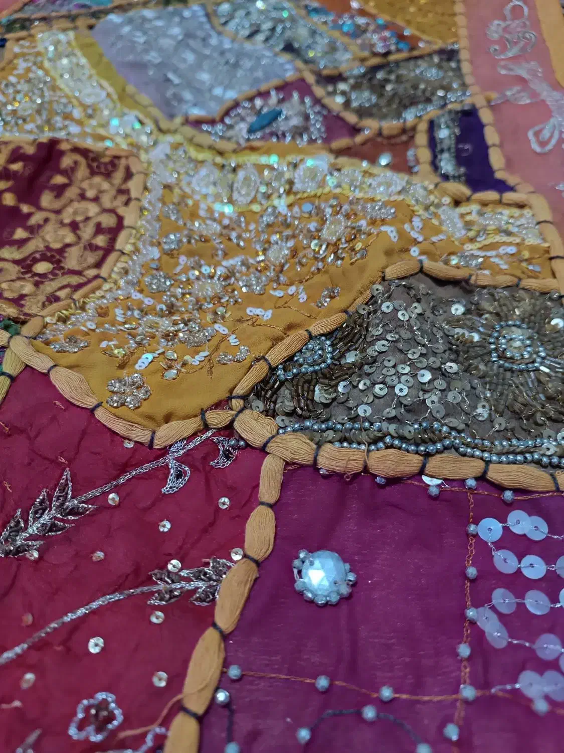 رانر نو‌ کار دست محصول هندوستان|پرده، رانر، رومیزی|تهران, سلسبیل شمالی|دیوار