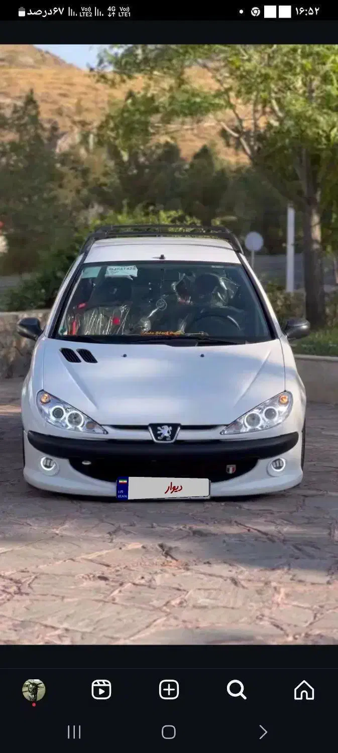 206 مدل 89|خودرو سواری و وانت|چهارباغ, |دیوار