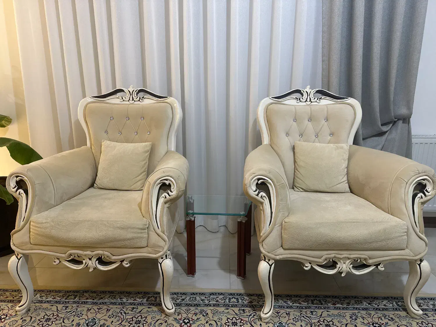 مبل سلطنتی ۷ نفره|مبلمان خانگی و میز عسلی|گرگان, |دیوار