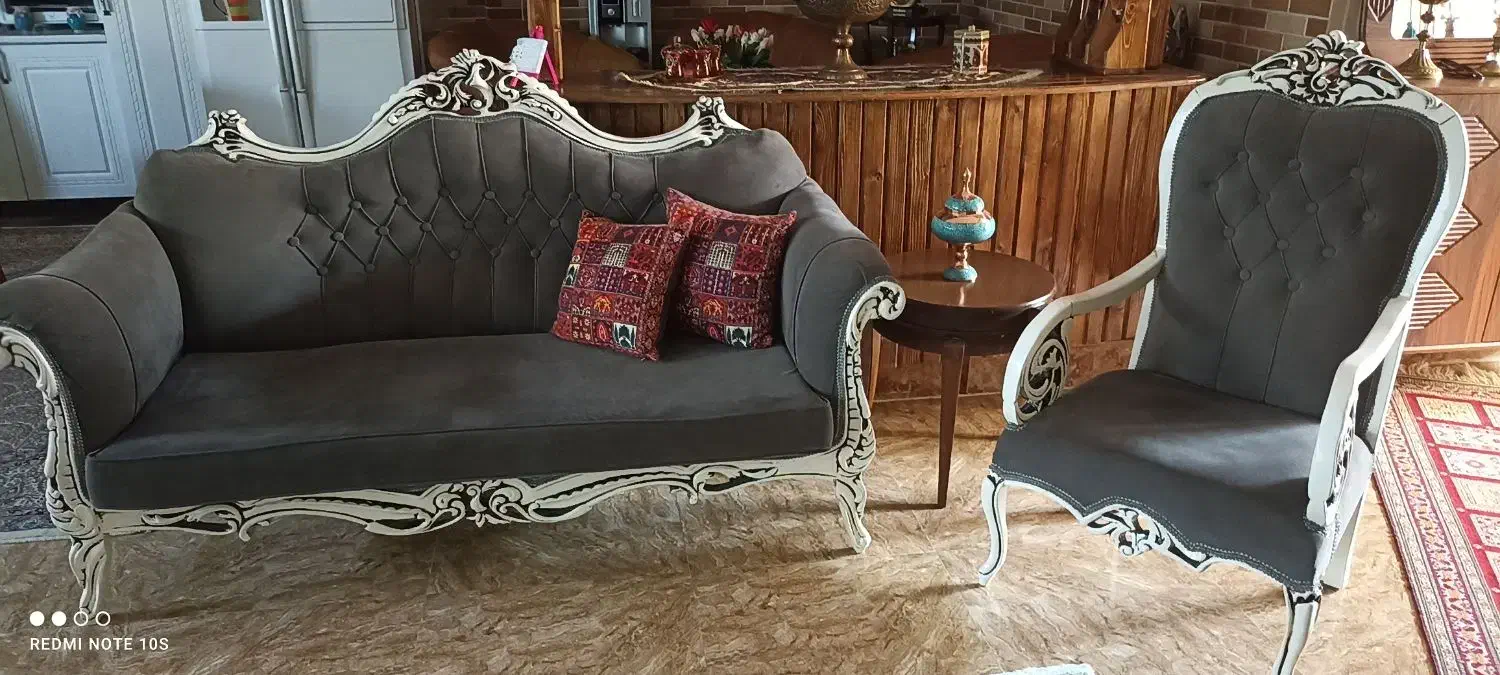 مبلمان کلاسیک ۷نفره|مبلمان خانگی و میز عسلی|سیرجان, |دیوار