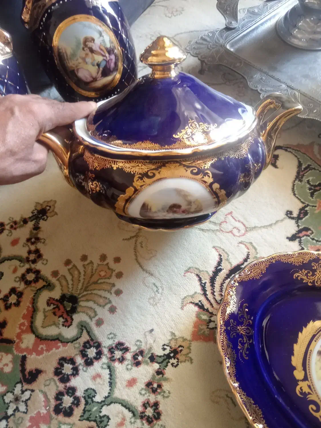 فروش ظروف سورمه ای ژاپنی|ظروف سرو و پذیرایی|نجف‌آباد, شیخ آباد|دیوار