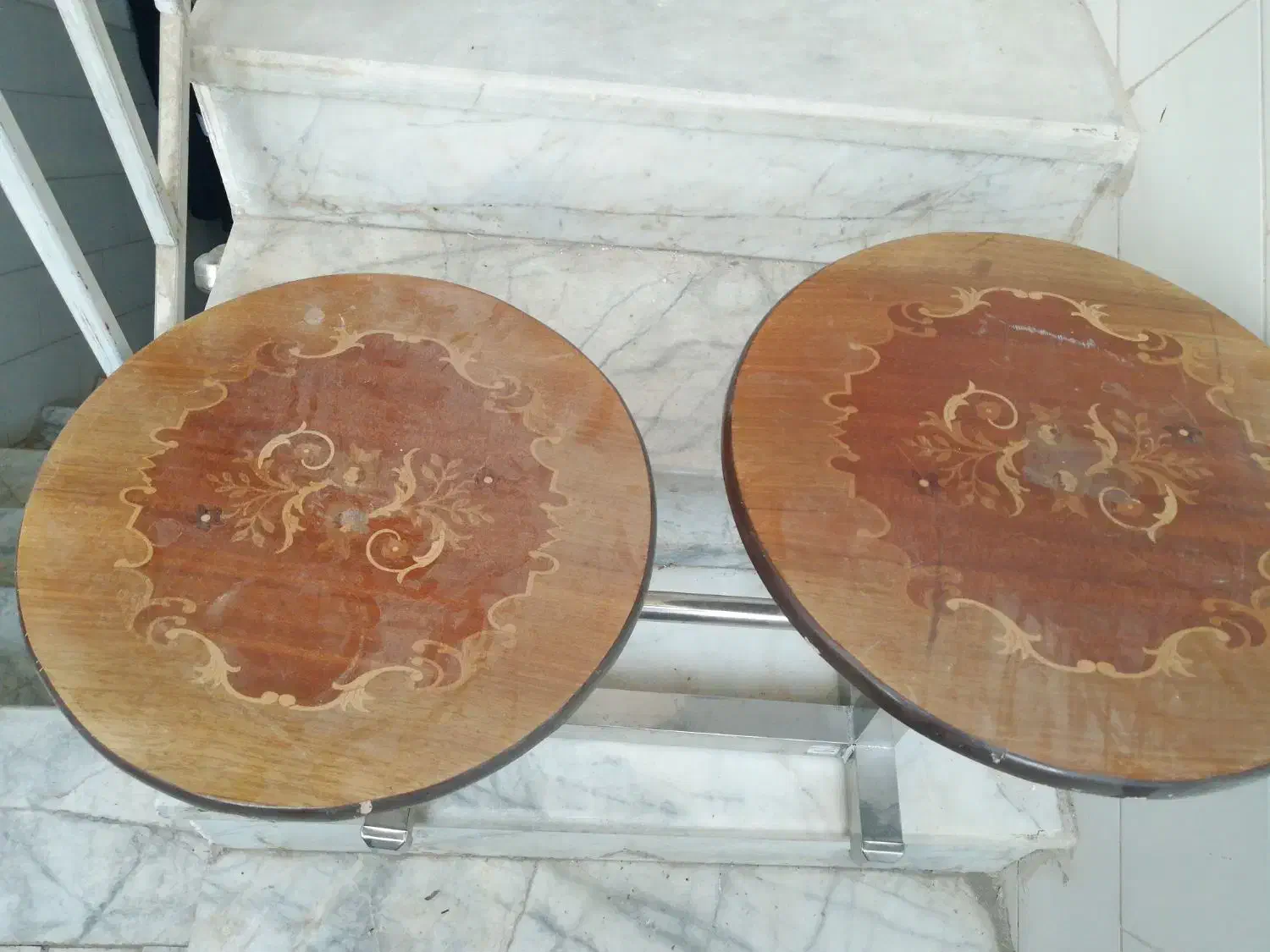 میز کنار مبلی پایه استیل|مبلمان خانگی و میز عسلی|یزد, |دیوار