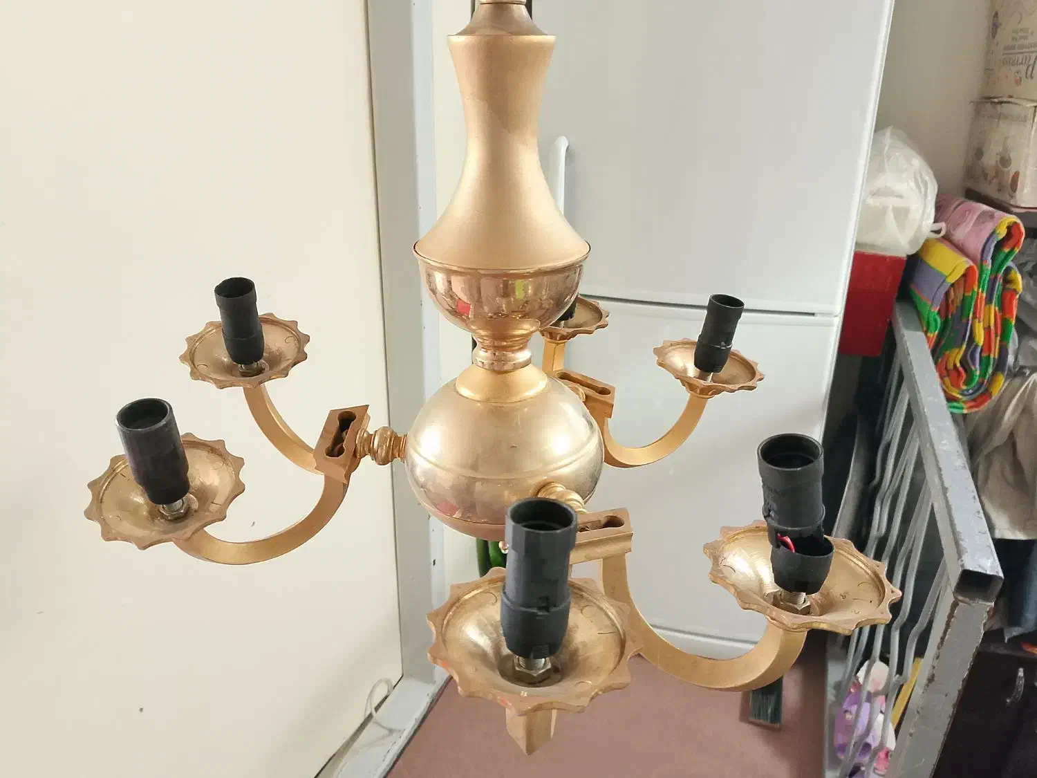 لوازم خانگی مسی وبرنجی|لوستر و چراغ آویز|کرج, برغان|دیوار