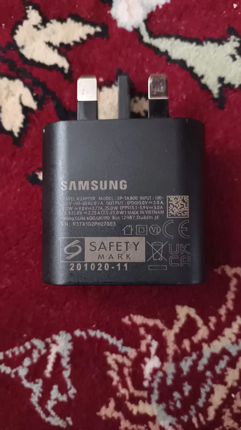 شارژر اصلی سامسونگ 25 وات|لوازم جانبی موبایل و تبلت|بوکان, |دیوار