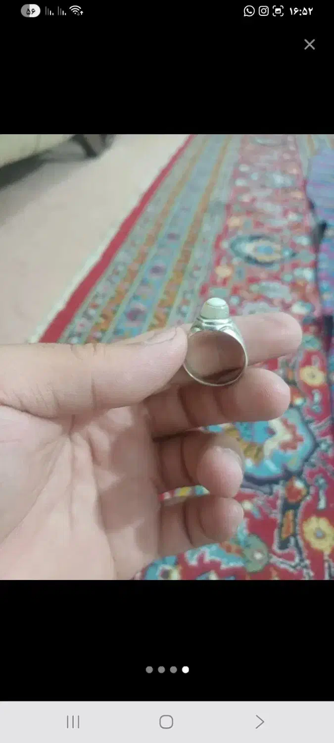 انگشتر نقره باباقوری|جواهرات|گرگان, |دیوار