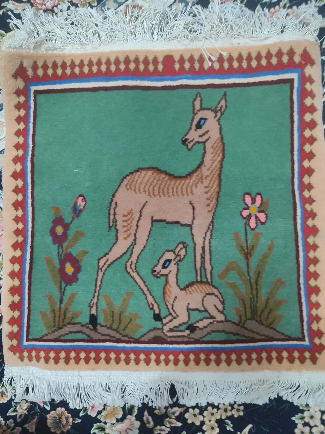 تابلو ی دست بافت|تابلو فرش|قم, علی آباد سعدگان|دیوار