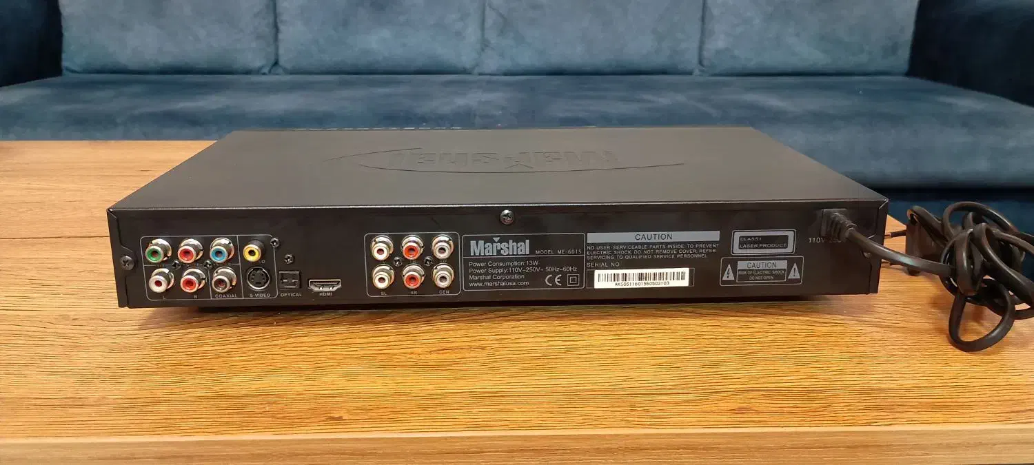 دی وی دی مارشال مدل ۶۰۱۵ بسیار تمیز( صباشهر|پخش‌کننده DVD و ویدیو|صباشهر, |دیوار