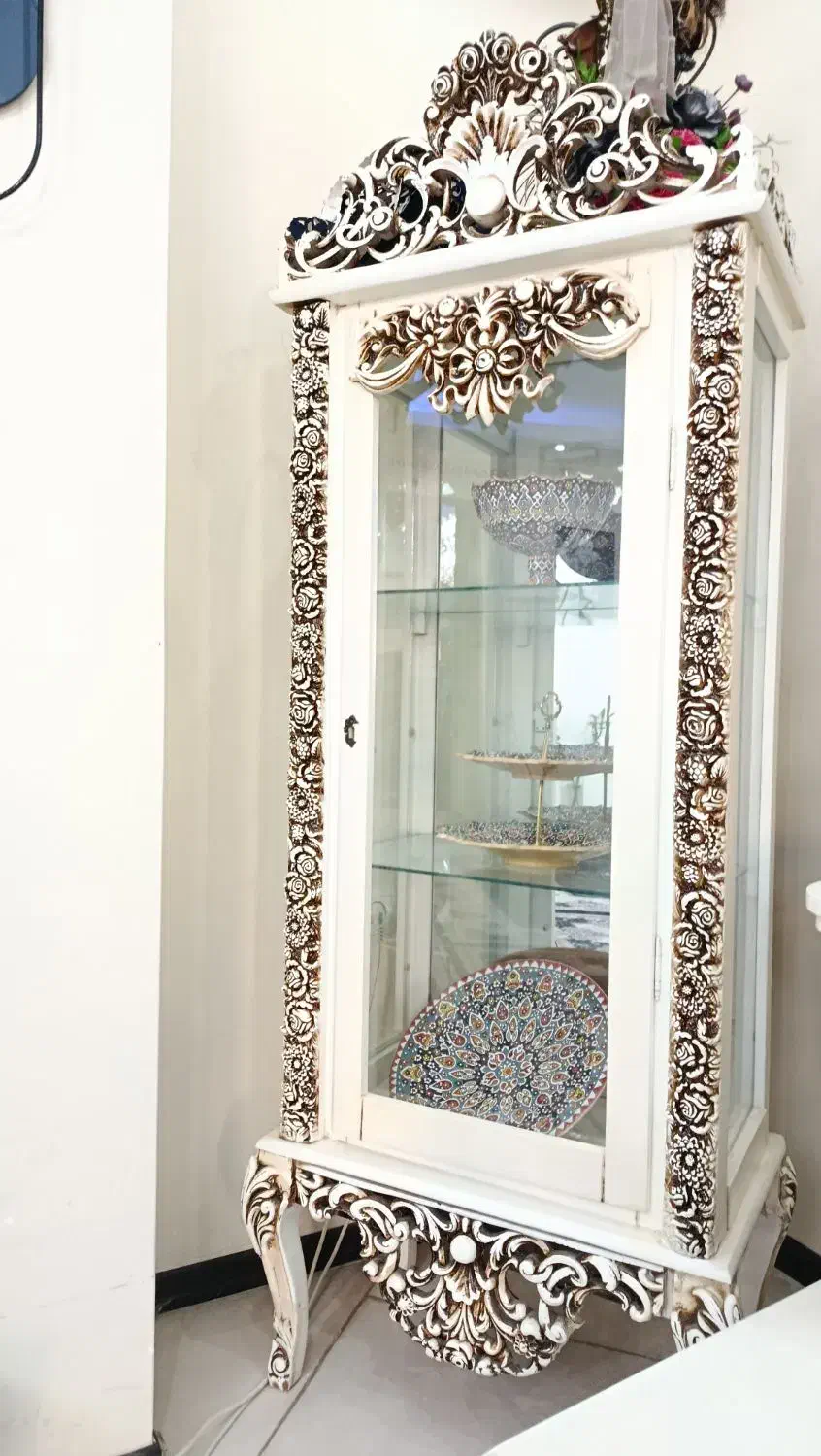 سرویس چوب جاکفشی میز تلوزیون بوفه ساعت آینه سماور|بوفه، ویترین، کنسول|قدس, شهر‌قدس|دیوار