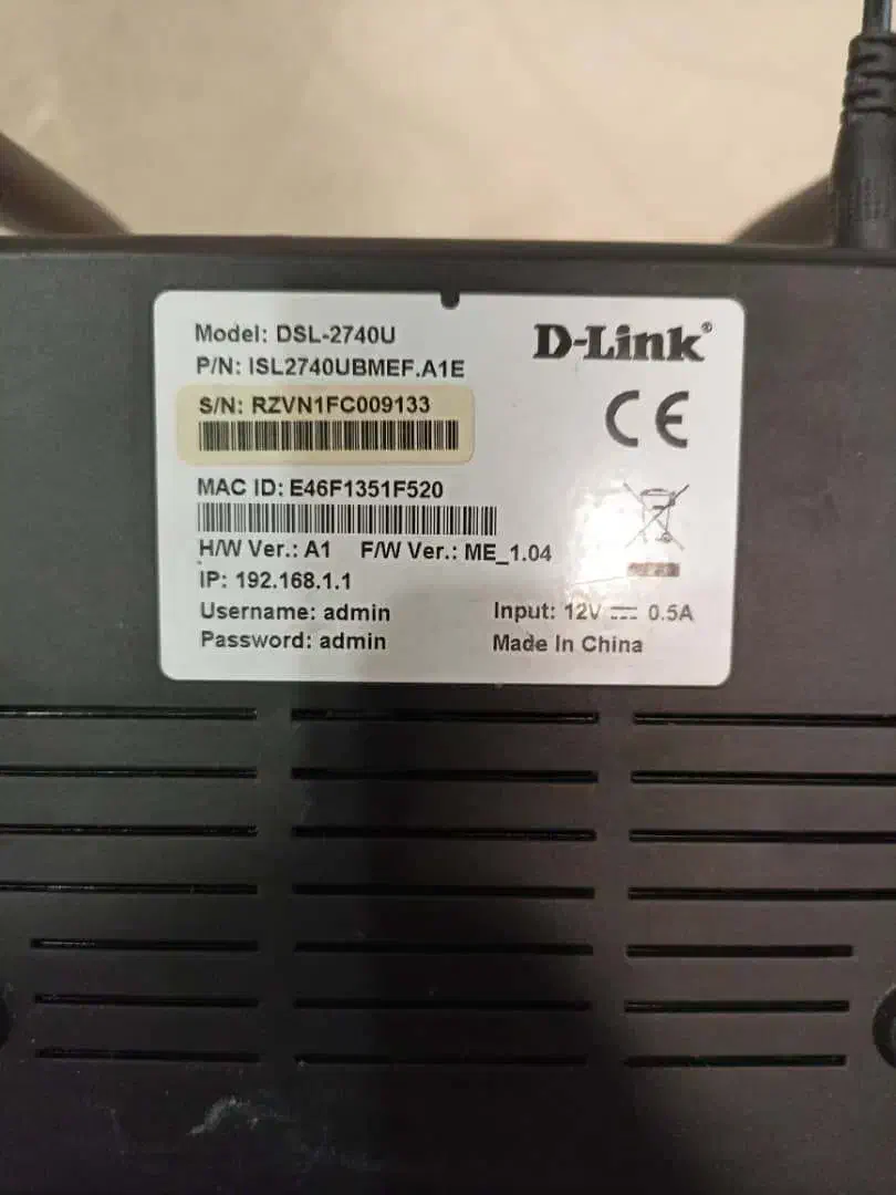 مودم روتر ADSL2 Plus بی‌ سیم DSL-2740U|مودم و تجهیزات شبکه|تهران, زرکش|دیوار