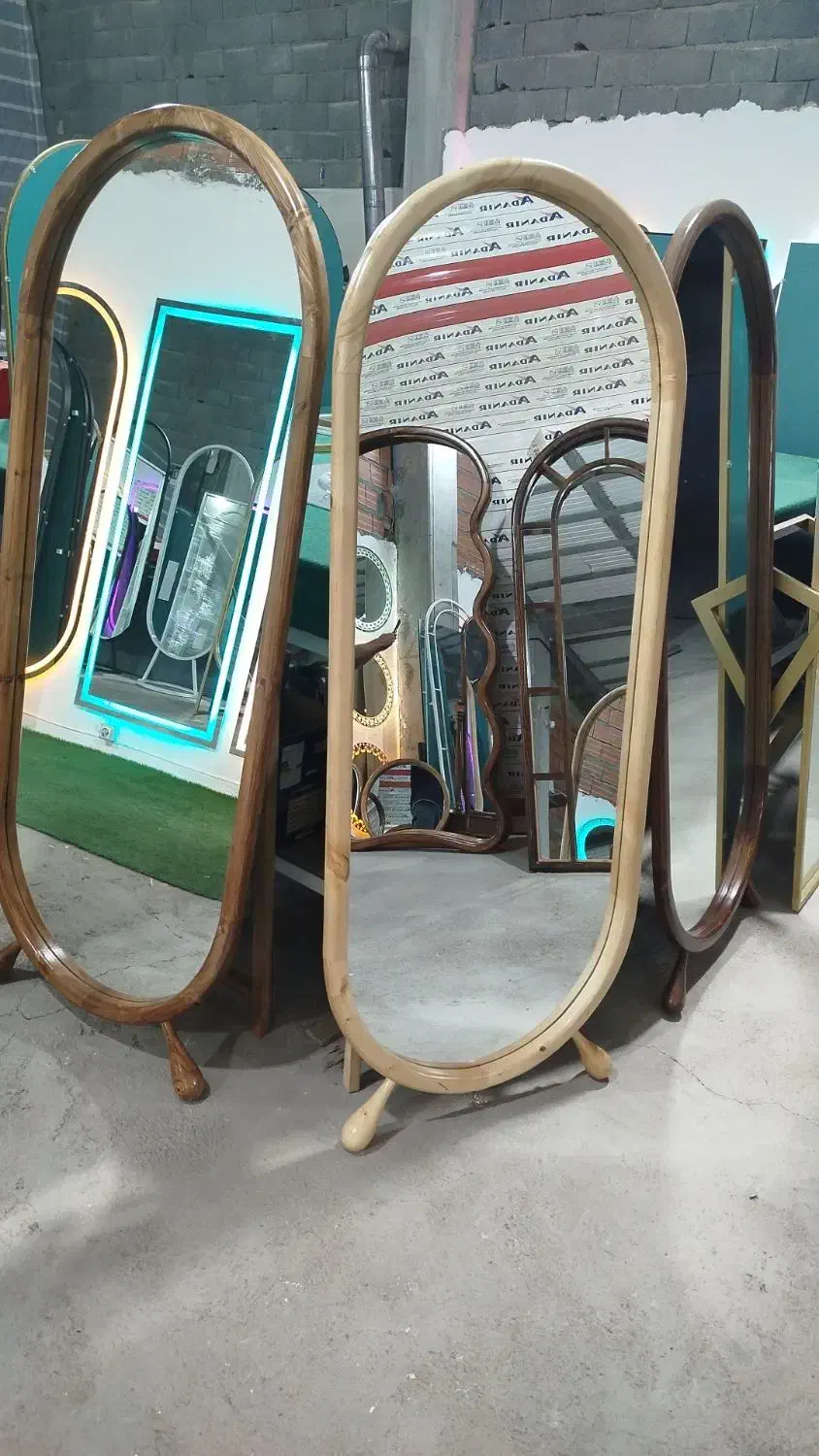 آینه قدی/چوبی/تولیدی|آینه|ارومیه, |دیوار