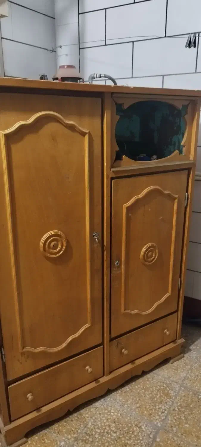 کمد چوبی|جاکفشی، کمد، دراور|بهبهان, |دیوار