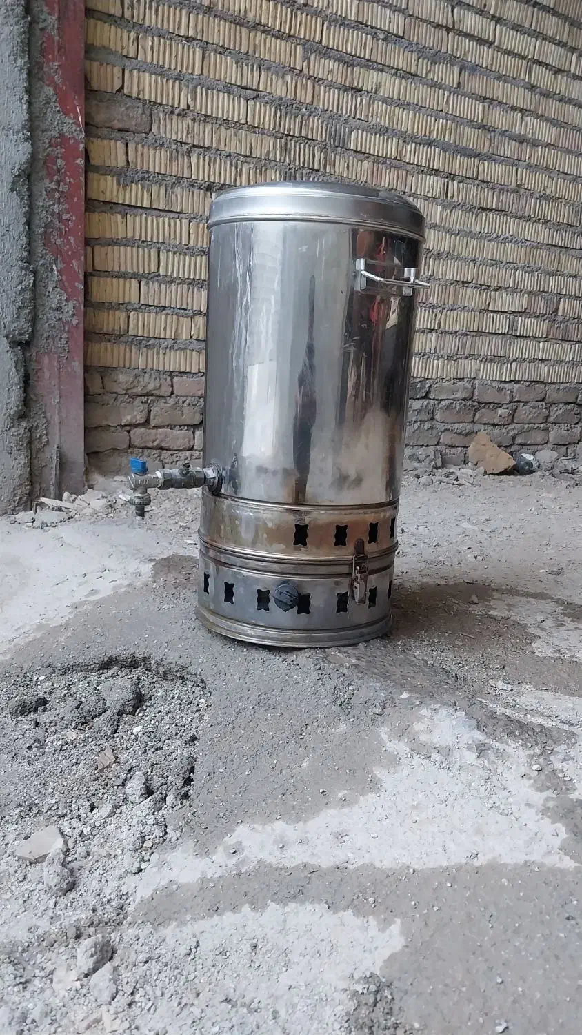 سماور گازی استیل 20 لیتری|سماور، چای‌ساز، قهوه‌ساز|دورود, |دیوار