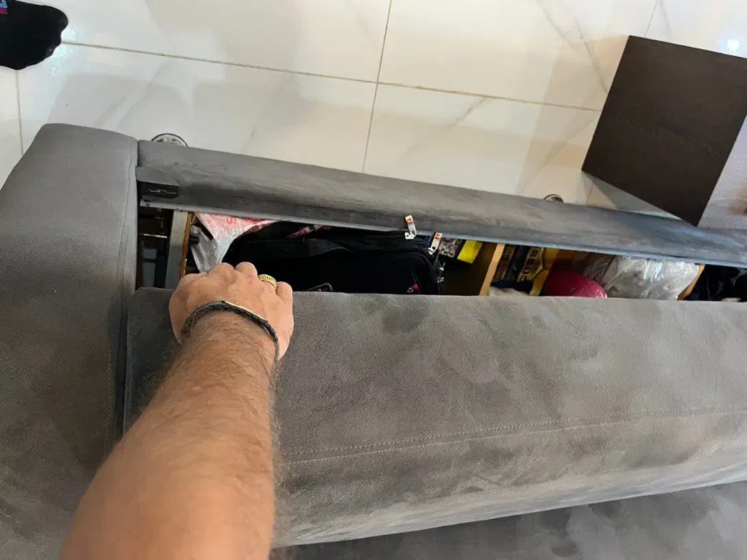 مبل ده نفره تخت خواب شو|مبلمان خانگی و میز عسلی|رشت, جانبازان|دیوار