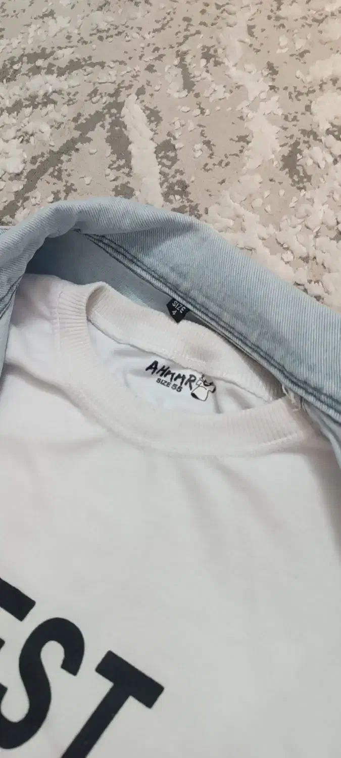 ست لی دخترونه با تیشرت ۵۵۰|کفش و لباس بچه|مشهد, سرافرازان|دیوار