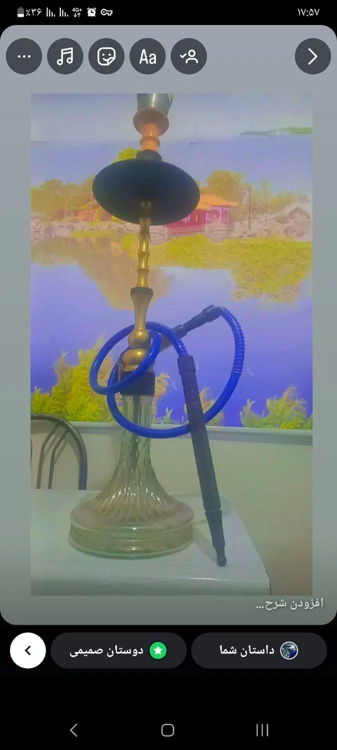 قلیان موسو  تنه برنجی سنگین|کافی‌شاپ و رستوران|ارومیه, |دیوار