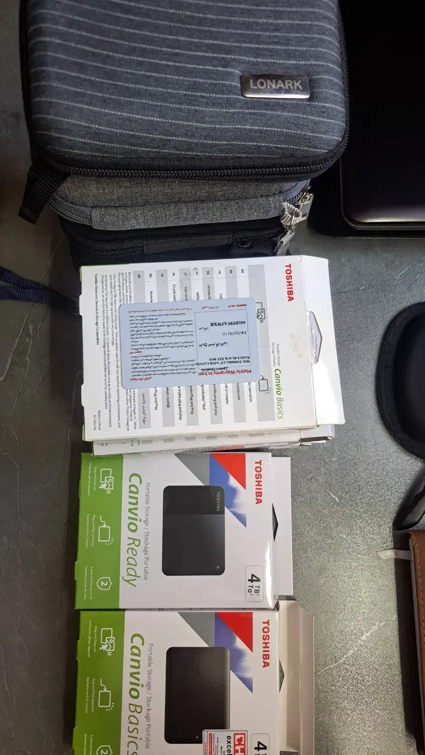 فروش هارد اکسترنال ۴ ترا توشیبا|قطعات و لوازم جانبی رایانه|کرج, گلشهر|دیوار