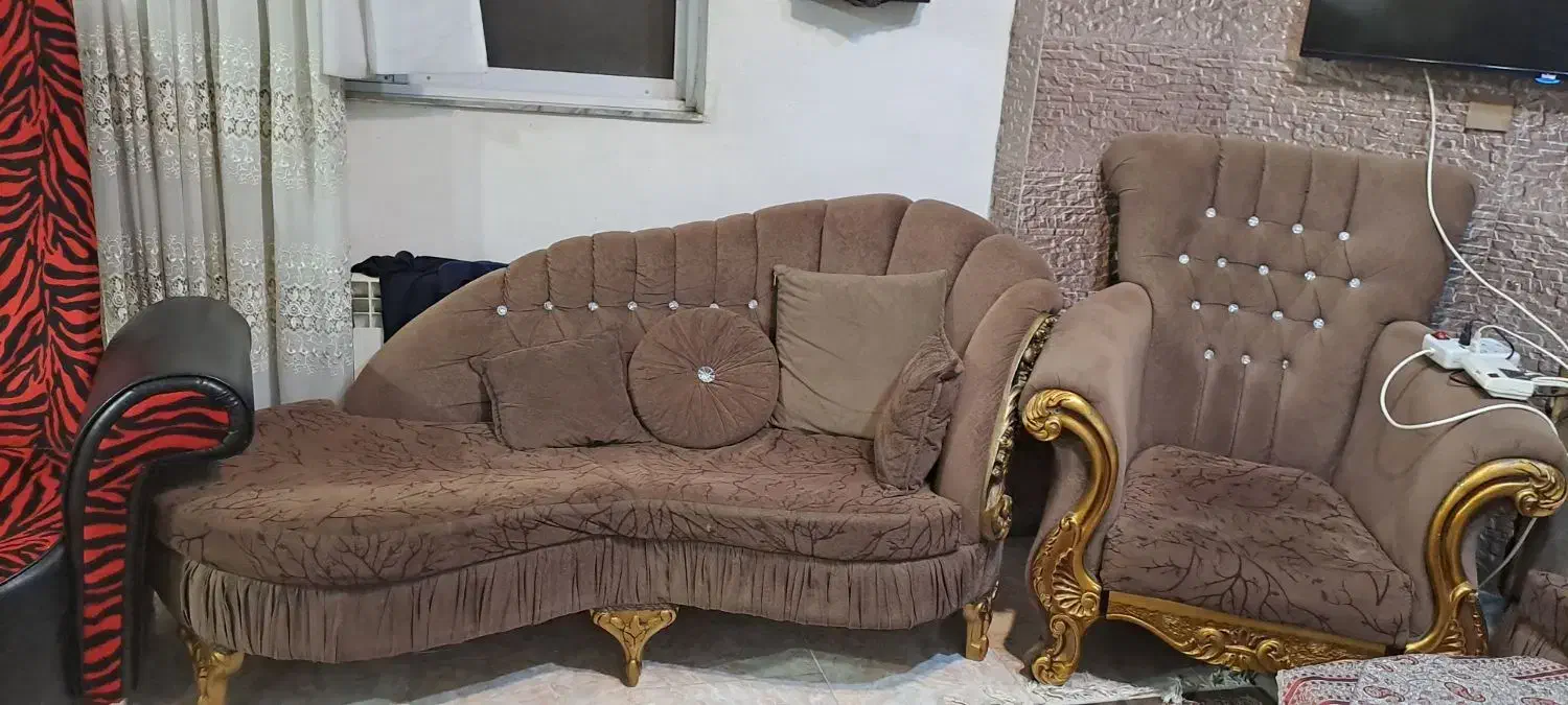 مبل ۷نفره|مبلمان خانگی و میز عسلی|ساری, |دیوار
