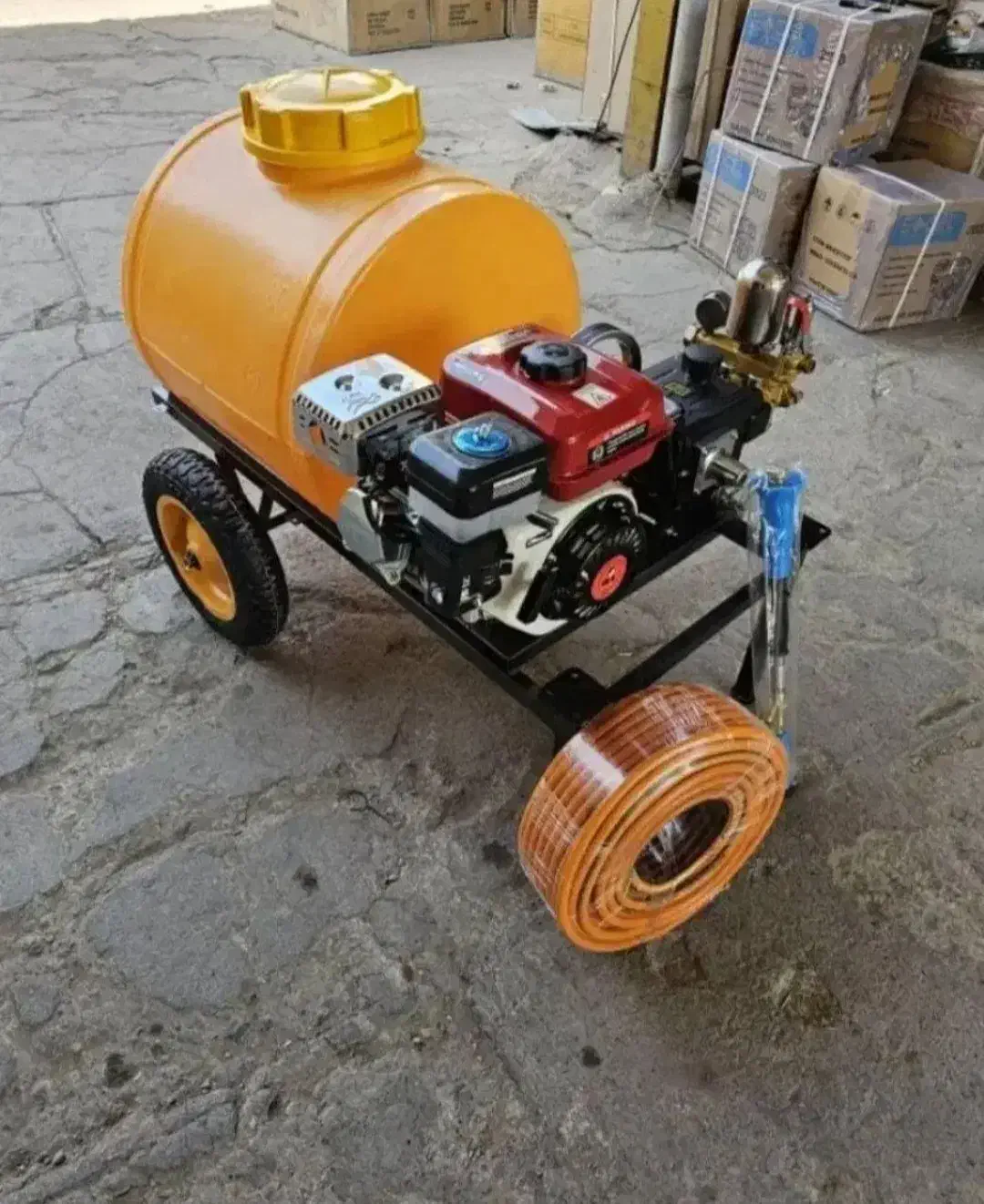 سمپاش فرغونی زنبه ای راتو 13 اسب با پمپ 90 بار اصل|ماشین‌آلات صنعتی|تهران, شهید رجایی|دیوار