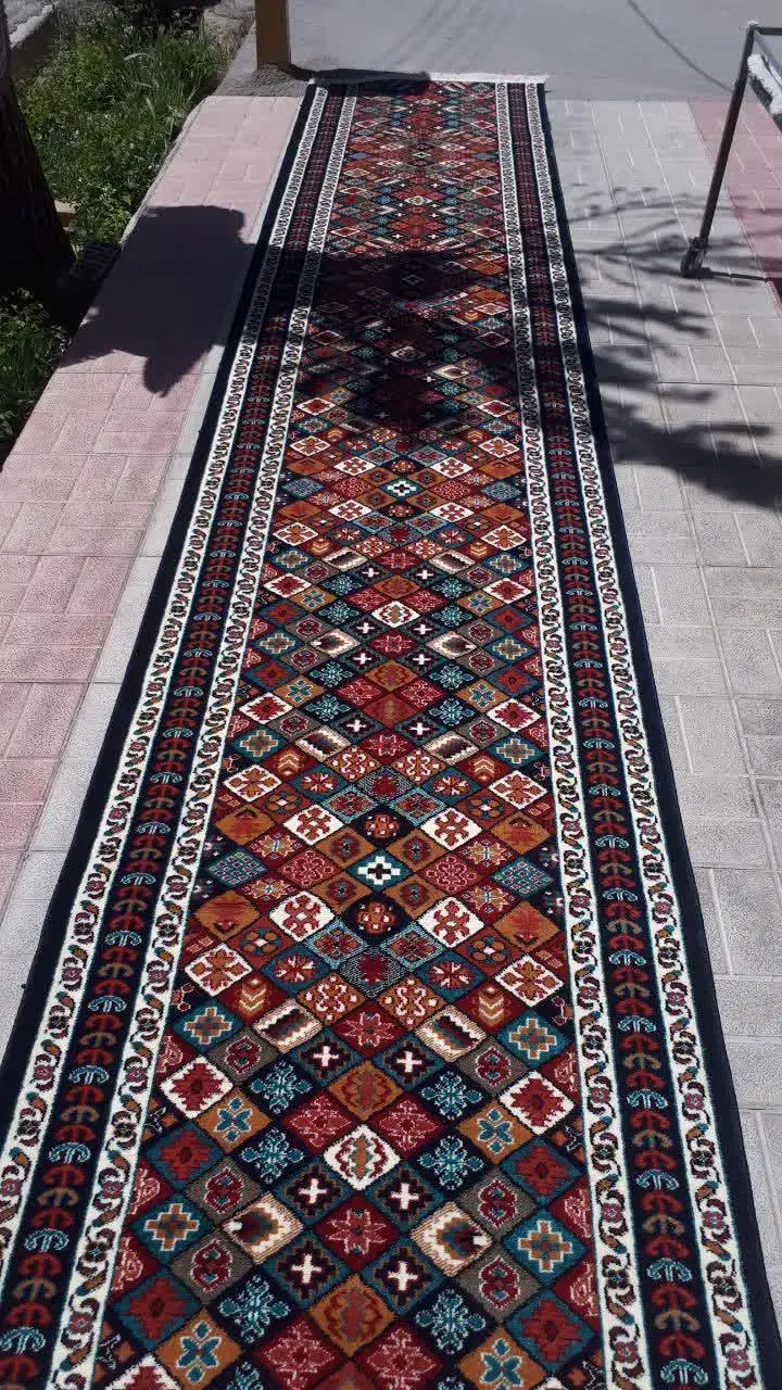 گلیم های سنتی زیبای دهاقان|گلیم، جاجیم، گبه|دهاقان, |دیوار