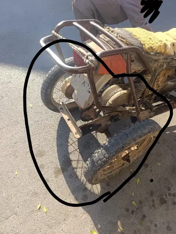 یدک کش موتور ایژ . هندا مدل ۸۹ استارتی مدارک کامل|موتورسیکلت|سبزوار, امام خمینی (ناوی)|دیوار