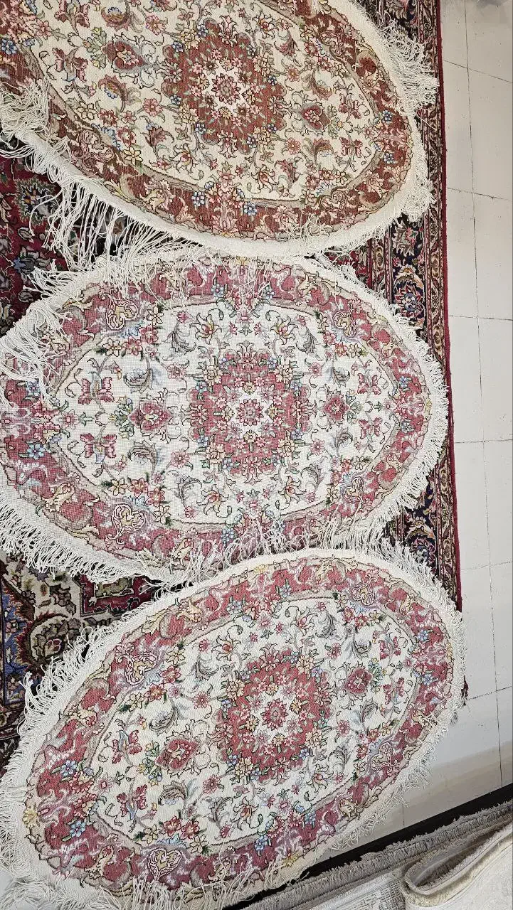 قالیچه دستبافت بیضی شکل|فرش|تبریز, |دیوار