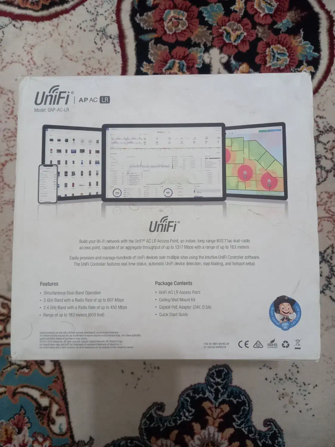 اکسس پوینت یونیفای UAP-AC-LR نو|مودم و تجهیزات شبکه|تهران, دریا|دیوار