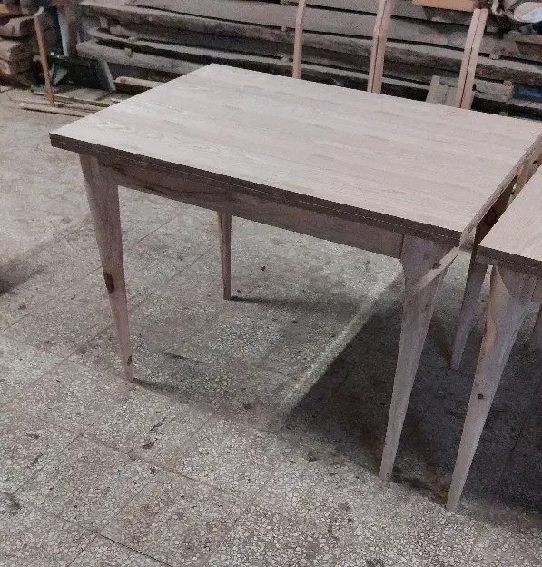 غذا خوری ۴ نفره روکش بلوط|میز و صندلی غذاخوری|خمینیشهر, |دیوار