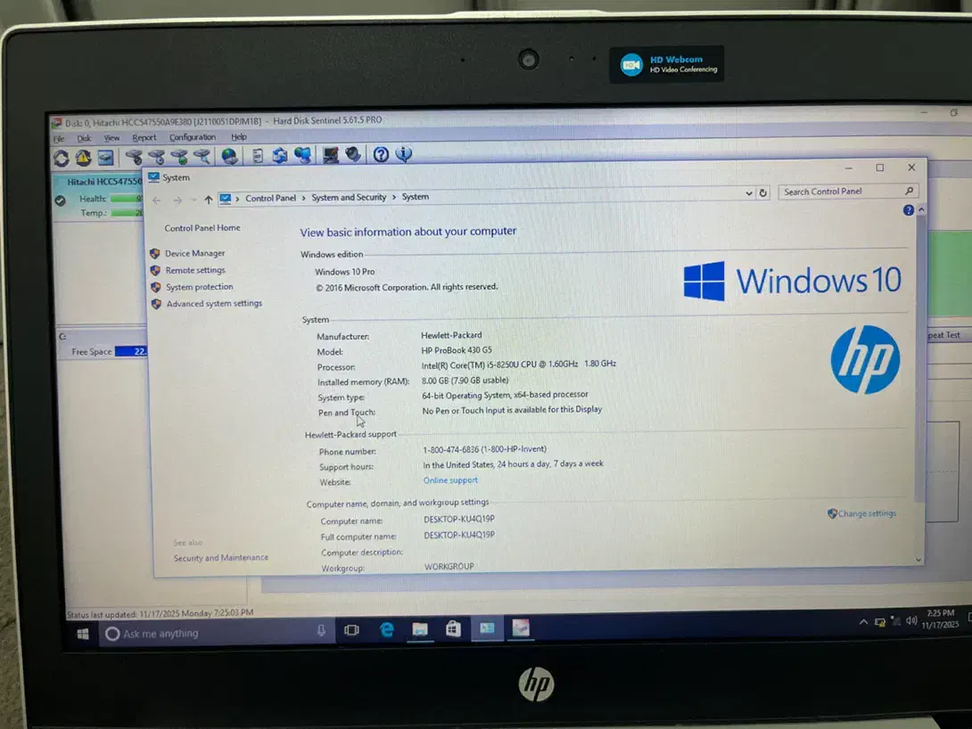 لپ تاپ اچ پی نسل ۸|رایانه همراه|زاهدان, |دیوار