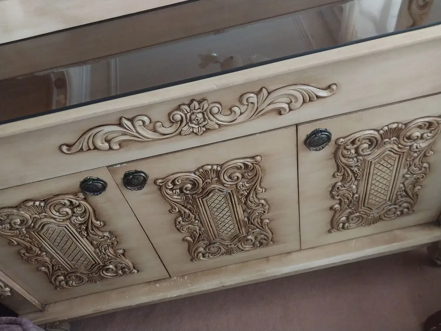 آینه کنسول|بوفه، ویترین، کنسول|تبریز, |دیوار