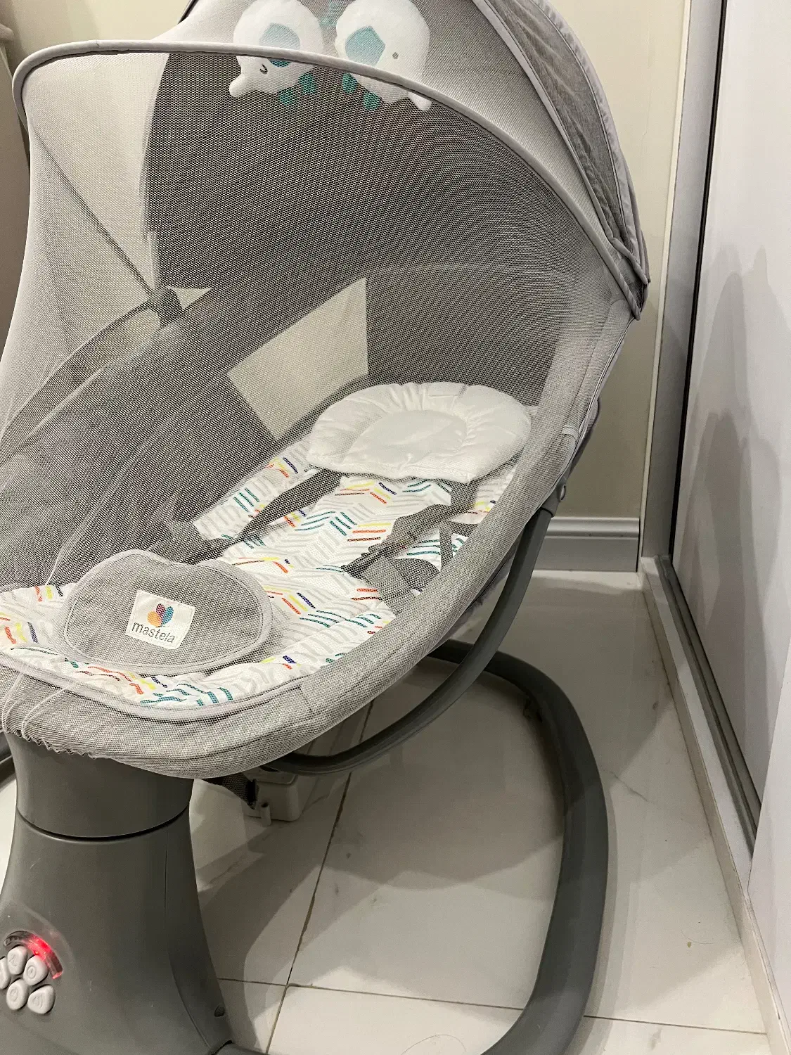 گهواره برقی سالم ماستلا ۱در ۳ درحد نو|کالسکه و لوازم جانبی|تهران, تجریش|دیوار