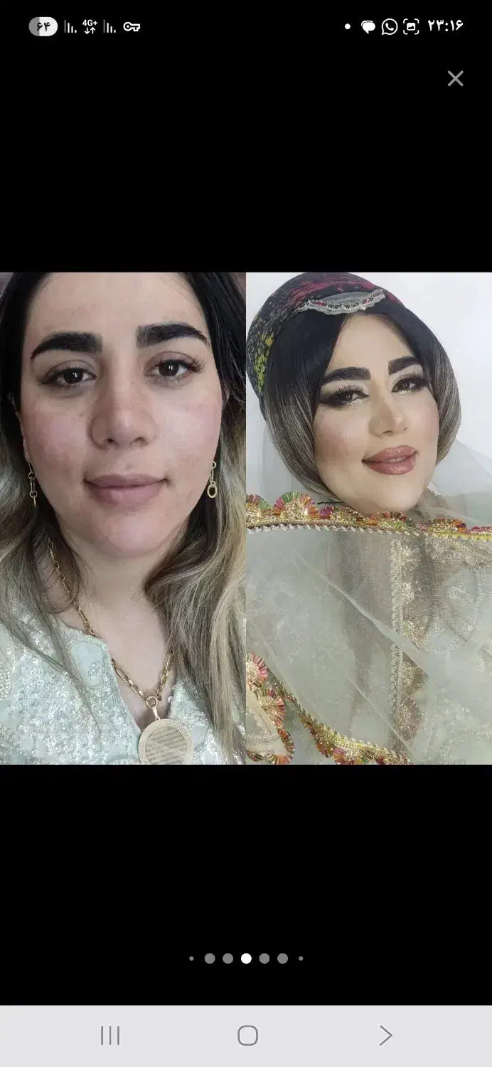 (میکاپ وشینیون فقط۱۲۰۰) ناخن خدمات و اموزش|خدمات آرایشگری و زیبایی|شیراز, کوشک میدان|دیوار