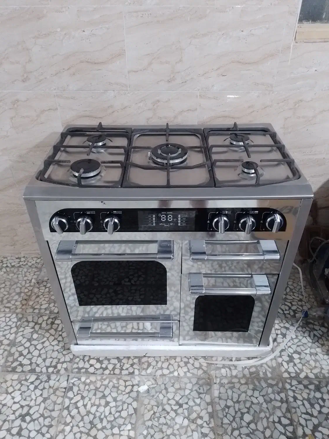 اجاق گاز ۵ شعله|اجاق گاز و لوازم برقی پختوپز|شیرگاه, |دیوار