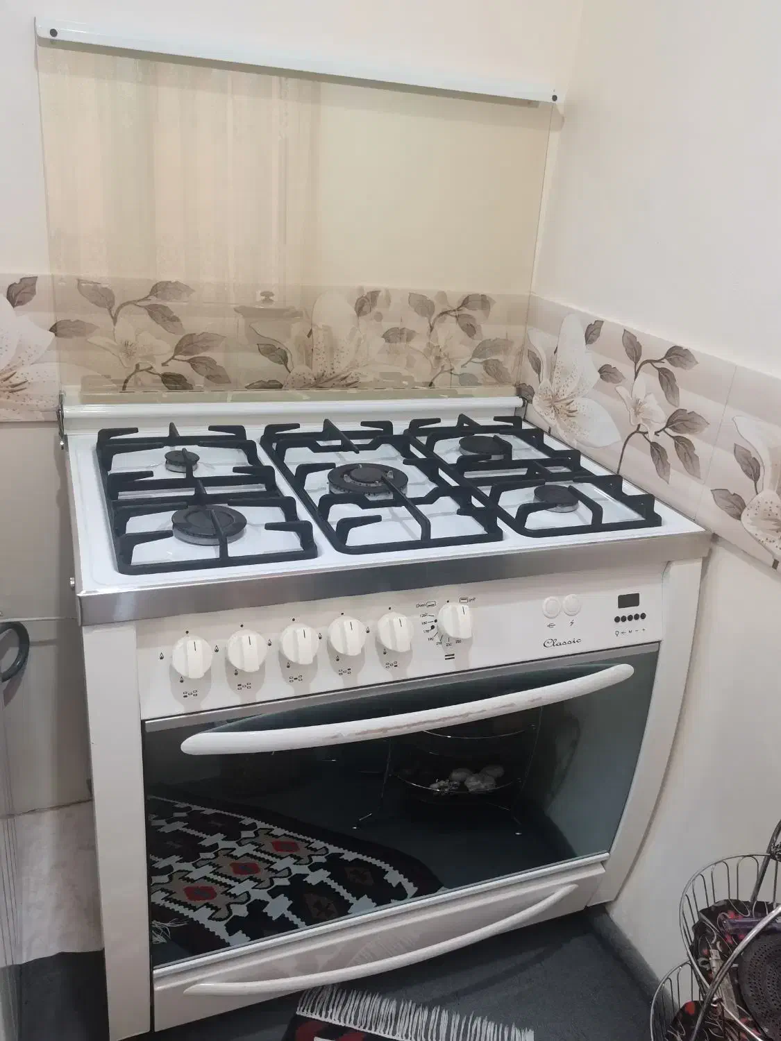 گاز فر دار تکنو در حد نو|اجاق گاز و لوازم برقی پختوپز|وحیدیه, |دیوار