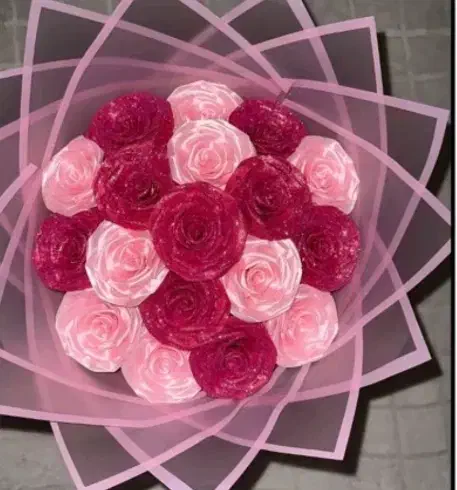 دسته گل روبانی|گل مصنوعی|بهبهان, |دیوار