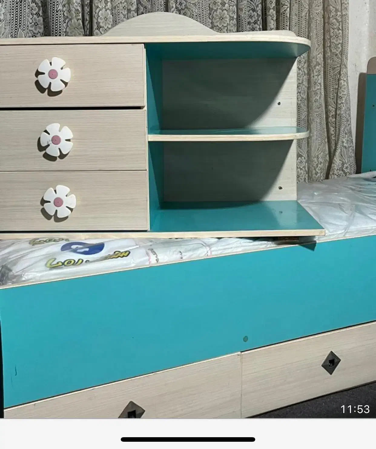 تخت و کمد کودک ونوجوان|تخت و سرویس خواب|قائم‌شهر, |دیوار