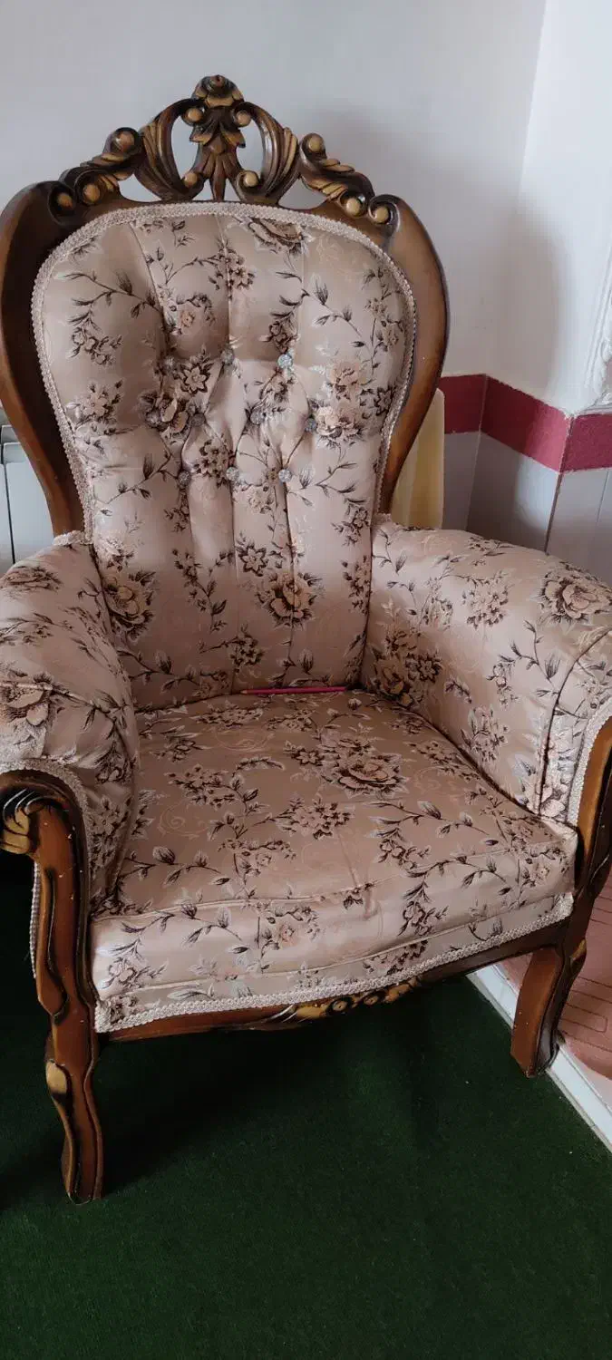 مبل ۹ نفره سلطنتی|مبلمان خانگی و میز عسلی|زنجان, |دیوار