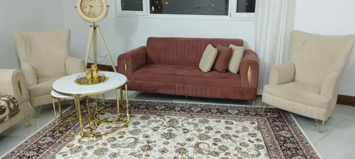مبل هفت نفره پارچه مازراتی|مبلمان خانگی و میز عسلی|مهریز, |دیوار