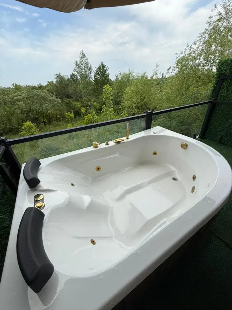 اجاره کلبه سویسی وان جکوزی جنگلی|اجارهٔ کوتاه‌مدت ویلا و باغ|سلمان‌شهر, |دیوار