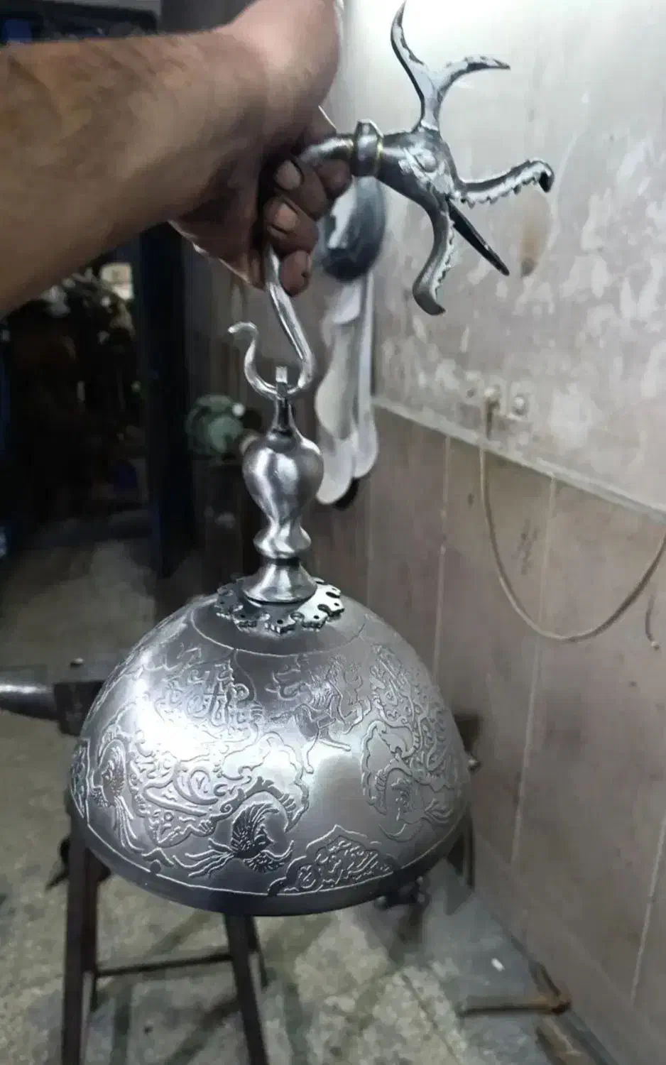 زنگ زور خانه دهنه 28 فولادی|کلکسیون اشیاء عتیقه|تهران, بیسیم|دیوار