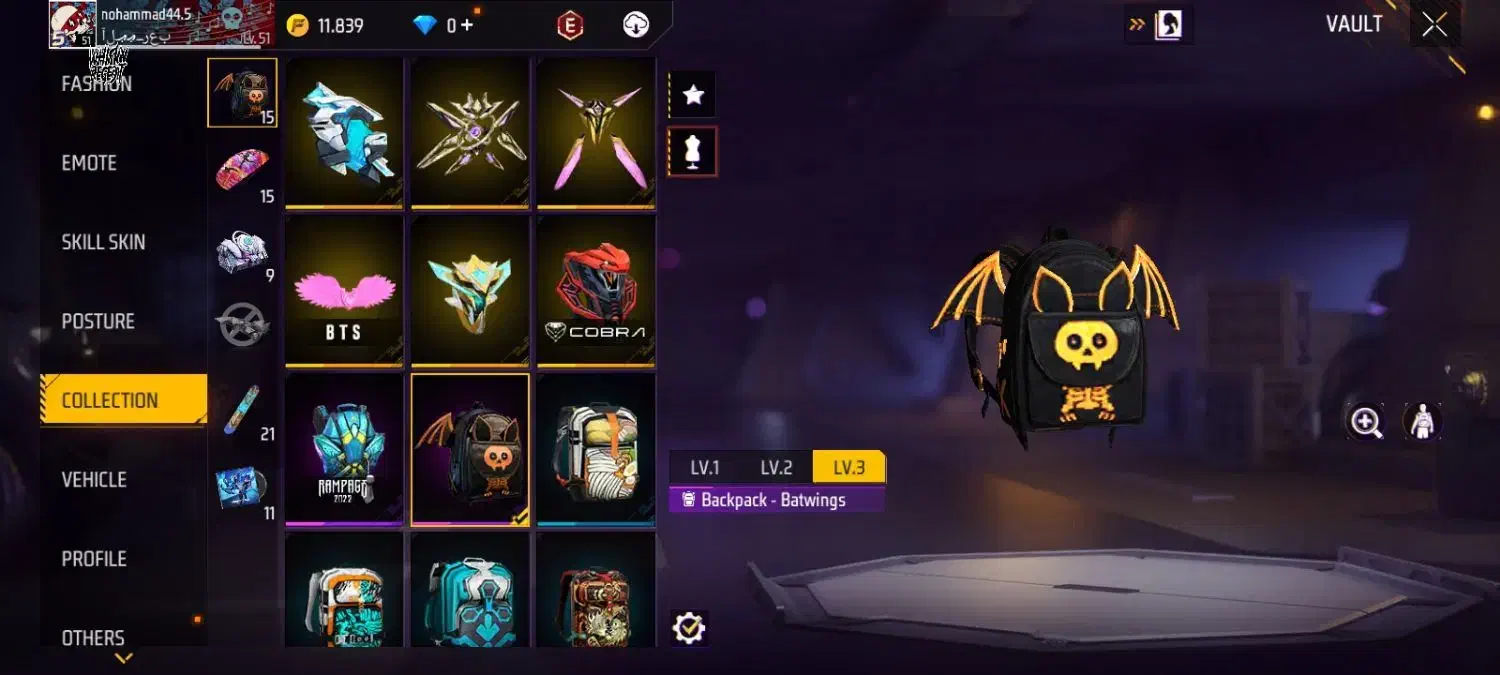 اکانت فری فایر|کنسول، بازی ویدئویی و آنلاین|کرمانشاه, |دیوار