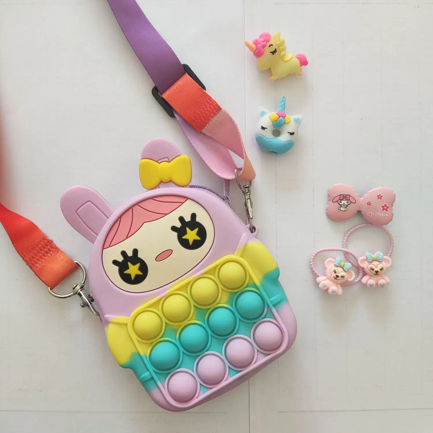 کیف کوچک دخترانه پاپیت با بند دوشی طرح خرگوش|کیف، کفش، کمربند|کرج, کلاک پایین|دیوار