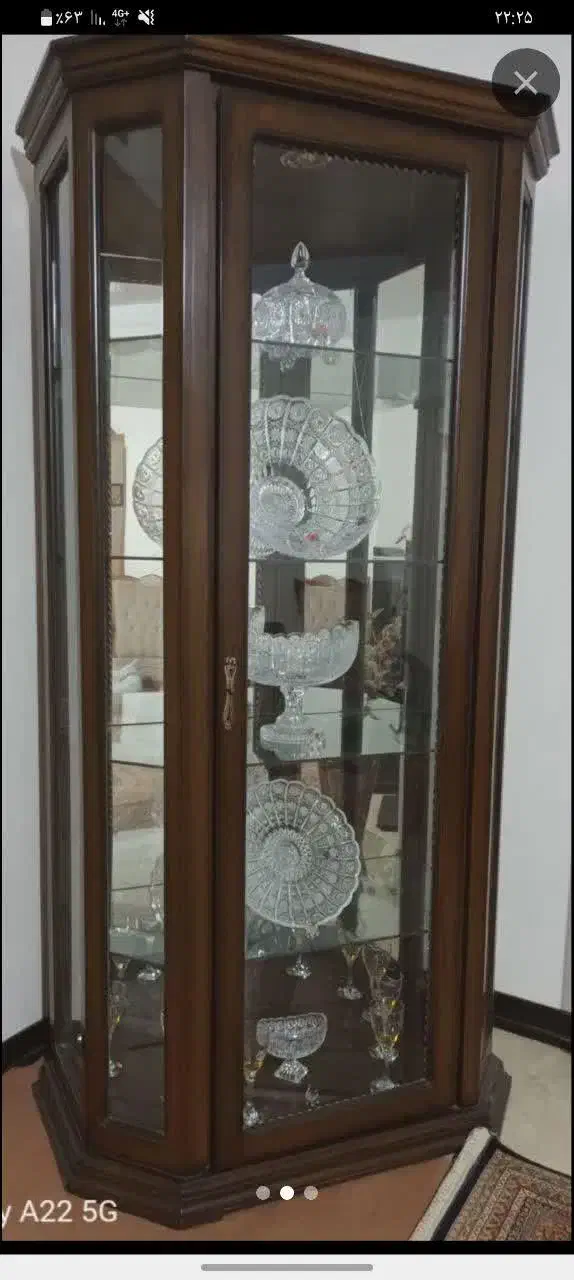 بوفه چوب گردو|بوفه، ویترین، کنسول|اسلامشهر, شهرک مهدیه|دیوار