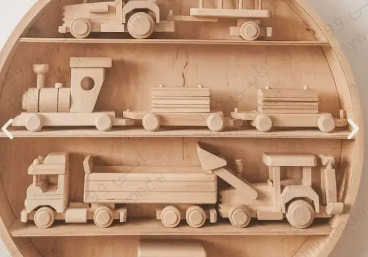 ماشینهای کوچک چوبی|اسباب‌بازی بچه|بجنورد, |دیوار