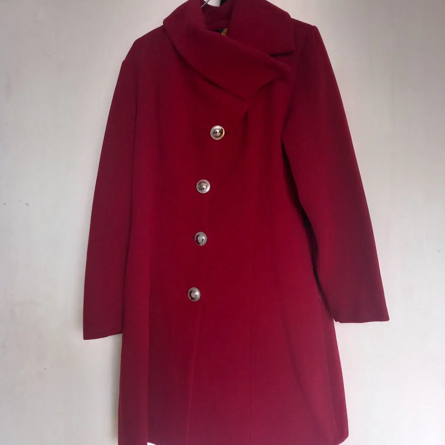 پالتو زرشکی سایز ۴۲|لباس|هشترود, |دیوار