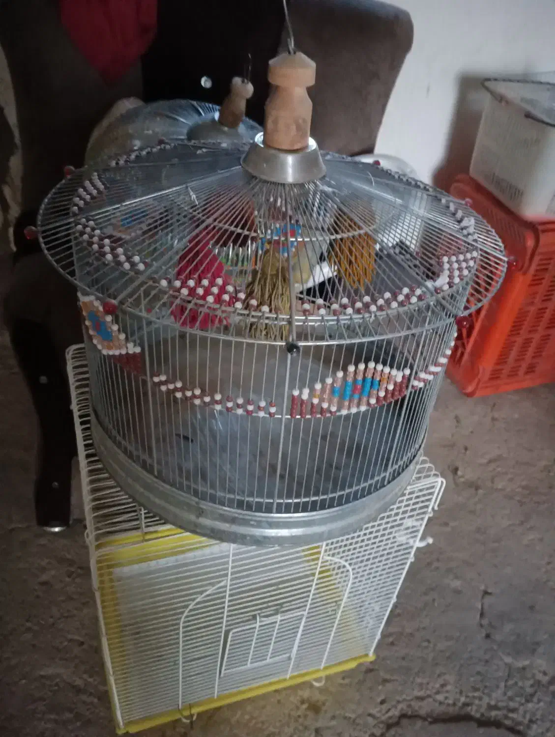 قفس ترقه دوتا معاوضه|لوازم جانبی حیوانات|سمیرم, |دیوار