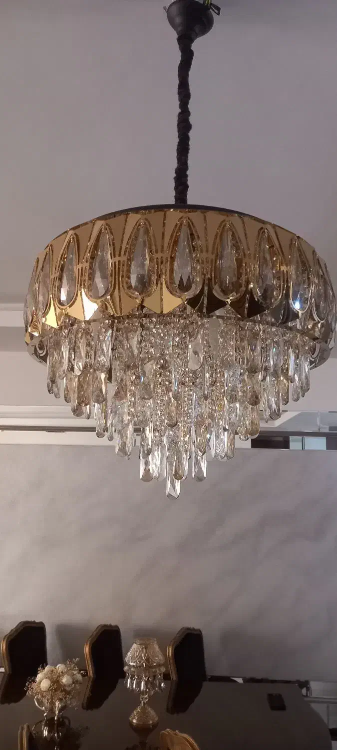 دو عدد لوستر کریستالی|لوستر و چراغ آویز|کرج, گوهردشت|دیوار