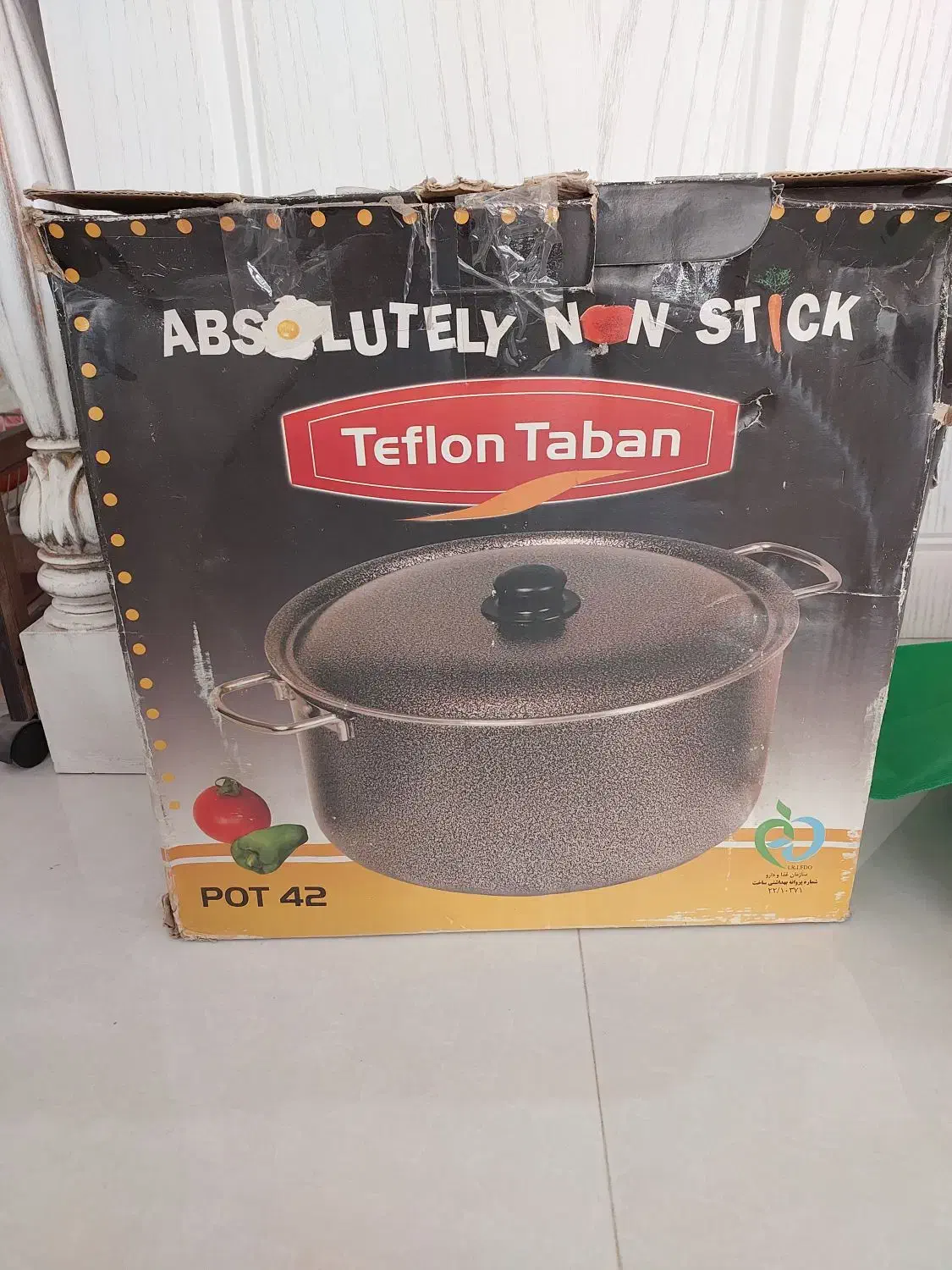 فروش قابلمه تفلون تابان سایز ۴۲|ظروف پختوپز|مشهد, الهیه|دیوار