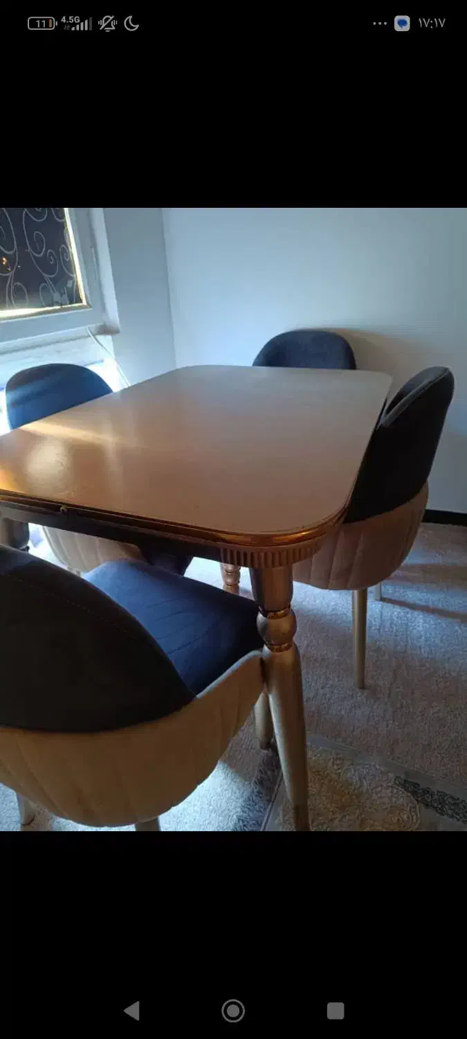 میز ناهار خوری چهارنفره|میز و صندلی غذاخوری|بندر کنگان, |دیوار