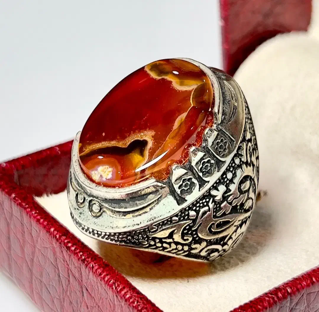 انگشتر عقیق سلیمانی اصل|جواهرات|ایرانشهر, |دیوار