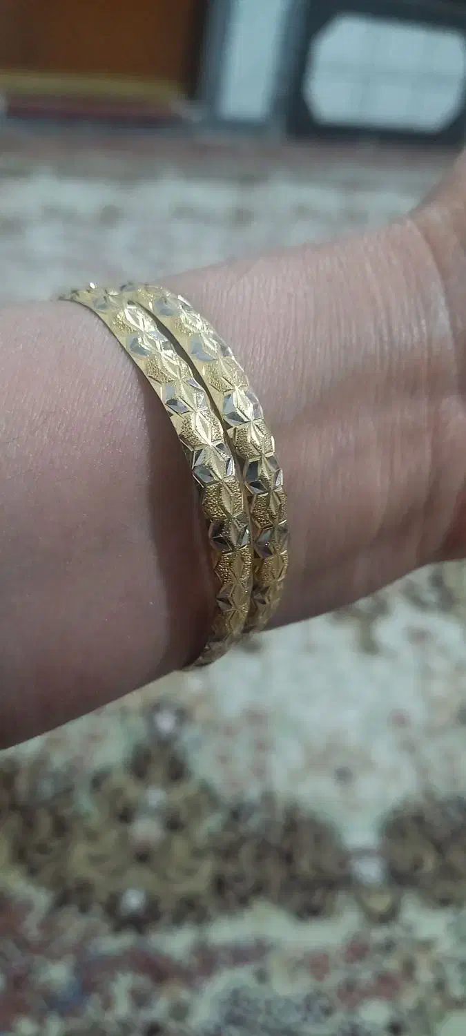 یک جفت النگو دامنه سایز ۱|جواهرات|نورآباد ممسنی, |دیوار